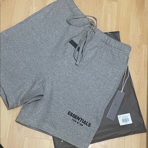 Fear of God Essentials Dark Oatmeal Sweat Shorts